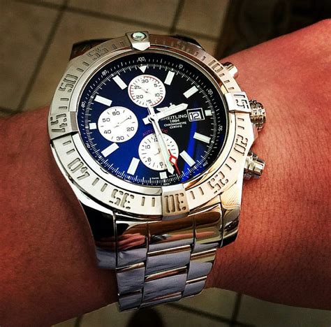 breitling 48mm on wrist|breitling avenger 48mm.